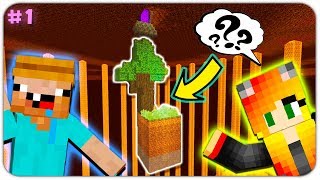 Lp. АДСКИЙ СКАЙБЛОК #1 В МАЙНКРАФТЕ! ВЫЖИВАНИЕ НУБА И ДЕВУШКИ В АДУ!