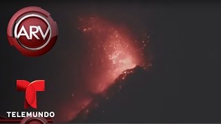Hace erupción el Volcán de Fuego en Guatemala | Al Rojo Vivo | Telemundo