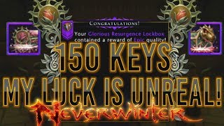 Neverwinter |  This Might Be My Best Opening? 150 Key Opening!