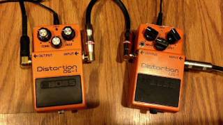Vintage Boss DS-1 vs Boss DS-1 Keeley Ultra Mod