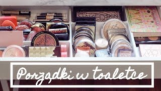 POZBYWAM SIĘ KOSMETYKÓW!?SPRZĄTAM SWOJĄ TOALETKĘ?RÓŻE, BRONZERY, ROZŚWIETLACZE