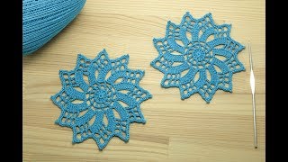 АЖУРНЫЙ КРУГЛЫЙ МОТИВ вязание крючком мастер-класс How to Crochet for Beginners