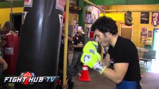 Julio Cesar Chavez Jr. vs Brian Vera 2- Chavez media workout highlights