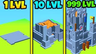 ЭВОЛЮЦИЯ СТРОЙКИ ЧТОБЫ ПО КУСОЧКУ ОТСТРОИТЬ ЗАМОК В ИГРЕ IDLE TOWER!