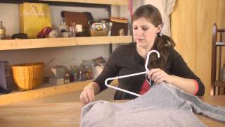 How to Refresh a Wool Sweater : Felt, Wool, & Other Fabric Care