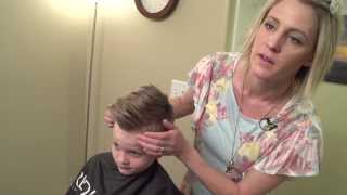 How to Cut a boys Pompadour or Quiff Haircut // Hair 101 youtube Tutorial