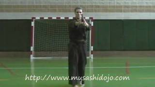 IAIDO 全日本剣道連盟居合　八本目　顔面当て　(Ganmenate)