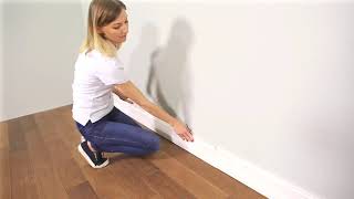 Монтаж плинтуса Ultrawood видео инструкция