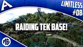 RAIDING TEK BASE! WTF WERE THEY DOING?! Limitless S2 - Ark: Survival Evolved