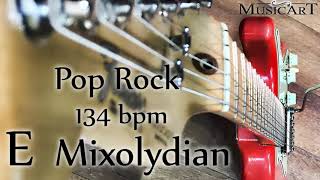 Backing Jam Track  E Mixolydian  Rock 80's style