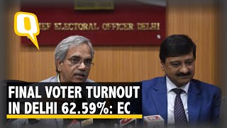 Delhi Polls 2020 | Chief Electoral Officer Addresses Media on Final Voter Turnout