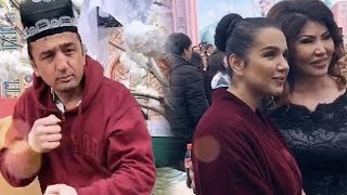 Nilufar Usmonova hamkasblari bilan Navro'z saylida 2019