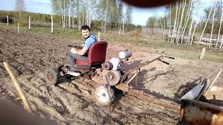 Мини трактор из мотоблока  Урал