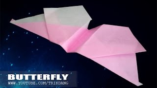 Origami for Kids: How to make paper plane tat flies | Butterfly