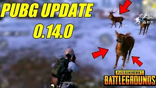 Pubg Mobile Update 0.14.0 | Animals In PUBG Mobile