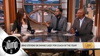 Celtics' Brad Stevens or Raptors' Dwane Casey for coach of the year? | The Jump | ESPN