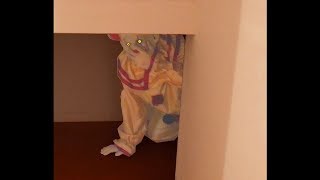 scary clown living under our stairs... (Help)