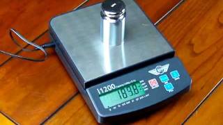 Calibration of My Weigh i1200 digital scale