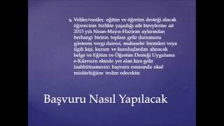 Özel Okul Eğitim Desteği Başvurusu Nasıl Yapılır?