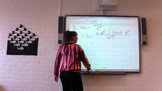 V5 wiskunde b H9 het getal e differentieren 25-11-14 L. in 't Veld