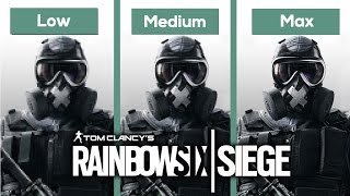 Rainbow Six : PC Graphics (low vs. Medium vs. Ultra)