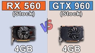RX 560 (4GB) vs GTX 960 (4GB) | New Games Benchmarks