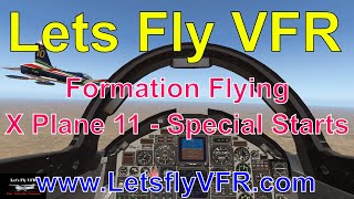 X Plane 11 - 11.30 R2 - Formation Flying - Flying Challenges