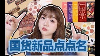 國貨新品眼影測評 那些風很大的國貨眼影真的好用嗎？不吹不黑真實使用感無推廣