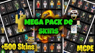 ??MEGA Pack de SKINS para Minecraft PE?? (BEDROCK)