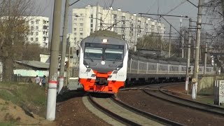 Электропоезд ЭД4М-0460 ЦППК перегон Кунцево-1 - Одинцово