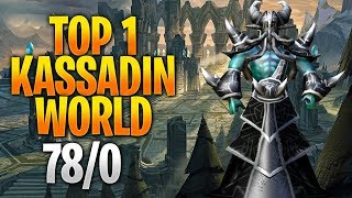 A TATÍCA QUE GARANTIU 78 VITÓRIAS CONSECUTIVAS PARA ESSE MONSTRO!!! - TOP 1 KASSADIN WORLD