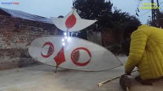 Thả diều sáo 2m3 cùng bộ chuông D45, con diều huyền thoại 3 năm "fly a kite" phương pv