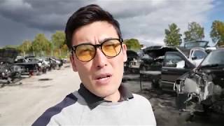 Большая свалка авто в Швеции - Skrot