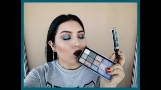 GREEN , BLUE-ISH EYE LOOK|GREEN GODDESS ΠΑΛΕΤΑ| ADELA SHARKA