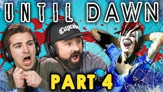 HORROR HOUSE! | UNTIL DAWN - Part 4 (React: Let's Plays)