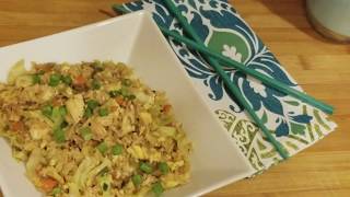 Refrigerator Fried Rice ( Chicken & Cabbage )