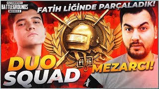 MEZARCI İLE DUO VS SQUAD FATİH LİGİNDE PARÇALADIK!! | PUBG Mobile Erangel Gameplay