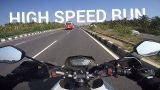 Honda Hornet 160r Speed Run | Stability | Top speed attempt | Chasing Volkswagen Vento