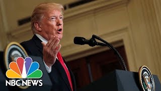 President Trump And Swedish PM Stefan Löfven Hold News Conference At White House | NBC News