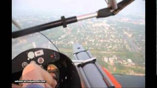Полет на Дельтаплане над Костромой.