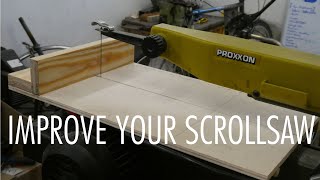 How to improve your scrollsaw - BUILD FROM SKETCH