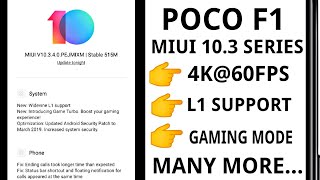 Poco F1: MIUI 10.3.4.0 Global Stable Update with 4 New Features ??