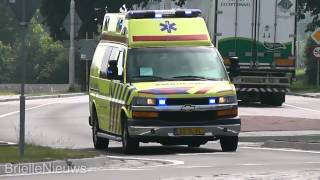28/05/12 Politie en Ambulances met spoed naar Ongeval in Oostvoorne