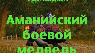 Где падает Аманийский боевой медведь