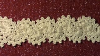Ленточное кружево крючком