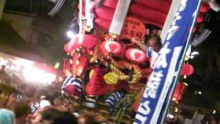 平成20年 東大阪市石切劔箭神社夏季大祭(2/4) 辻子太鼓台