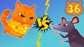 Суровый КОТИК БУБУ №36. Бубу против мышонка Фильки. Мультик ИГРА про котят на канале Хвостик TV
