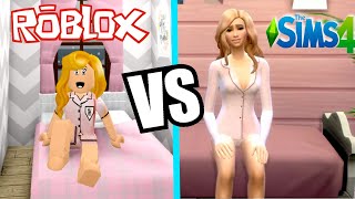 Roblox VS Sims 4 Morning Routine - Teen Goldie Roleplay - Titi Games