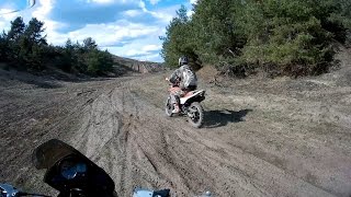 Эндуро настроение на S2 Dakar 250 и Irbis TTR 250R. Путь на трек Подгоренский рубеж.