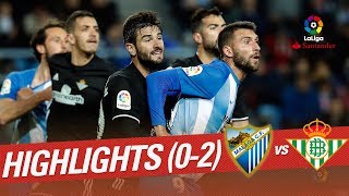 Resumen de Málaga CF vs Real Betis (0-2)